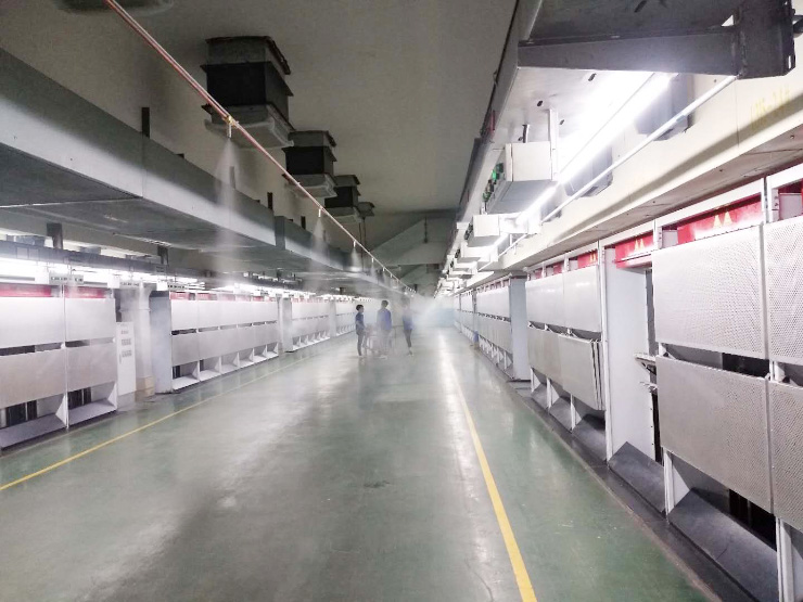 福建錦興集團(tuán)紡絲車間工業(yè)加濕系統(tǒng)順利完工，客戶使用滿意！