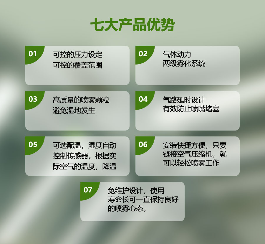 七大產品優勢