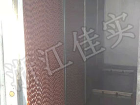 上海汽車配件空調(diào)機(jī)組濕膜加濕器案例