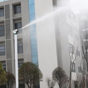 旋轉式噴霧樁代替傳統噴霧加濕工具